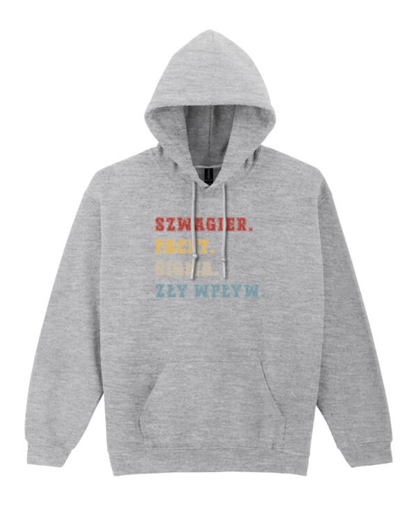 TL1491 Tshirt Hoodie Sweater SIM13 Bluza z kapturem dla Szwagra <br>Super Facet