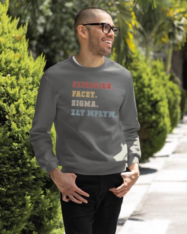 TL1491 Tshirt Hoodie Sweater SIM24 Bluza bez kaptura <br>Dla Szwagra Super Facet