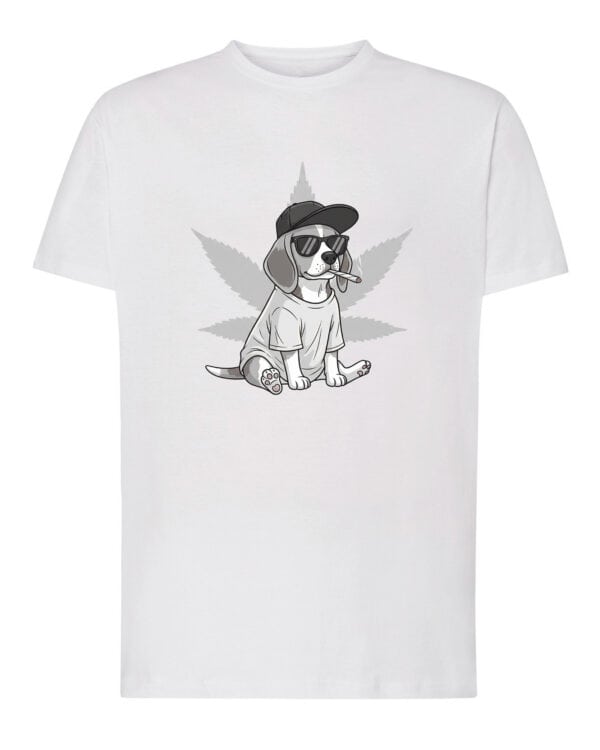 1550 (1) Koszulka Zjarany Beagle Chill Zielone