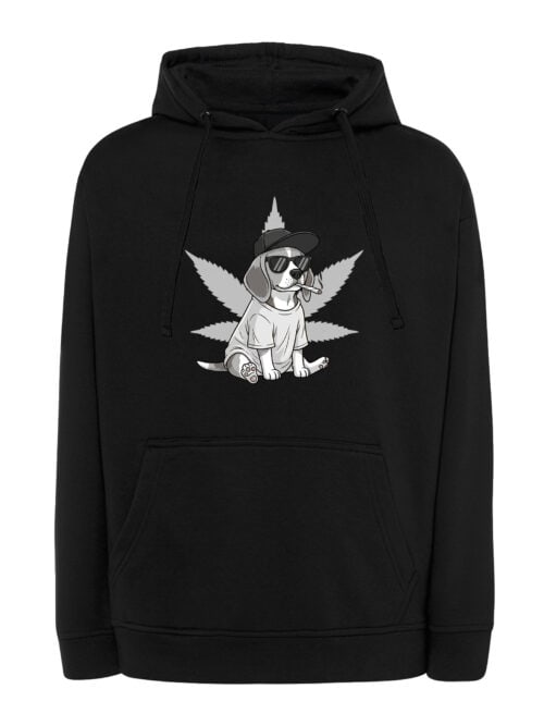 1550 (7) Bluza z kapturem Zjarany Beagle Chill Zielone