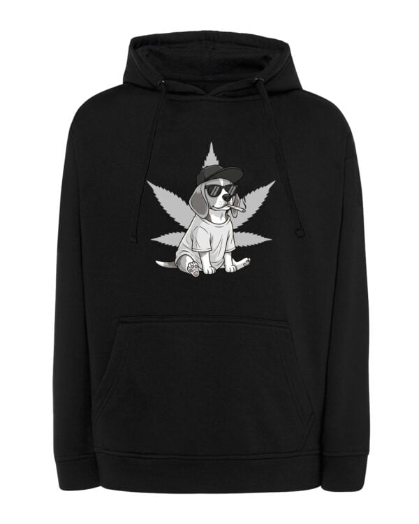 1550 (7) Bluza z kapturem Zjarany Beagle Chill Zielone