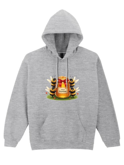 1551 (13) Bluza z kapturem Personalizowana dla Pszczelarzy Imię