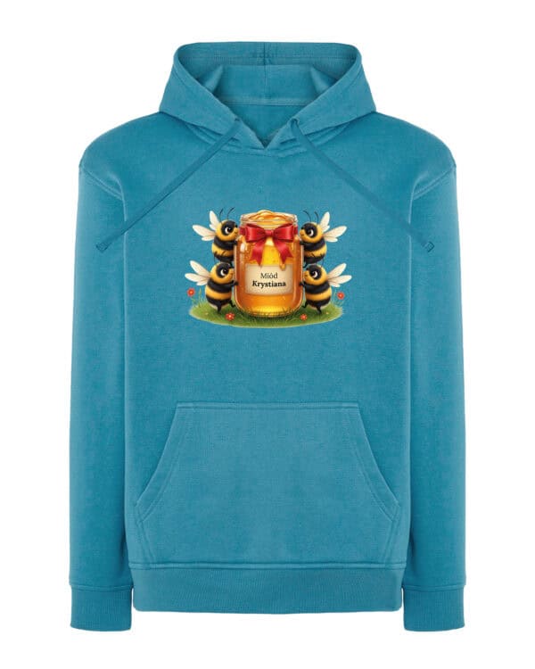 1551 (16) Bluza z kapturem <br>Personalizowana dla Pszczelarzy Imię