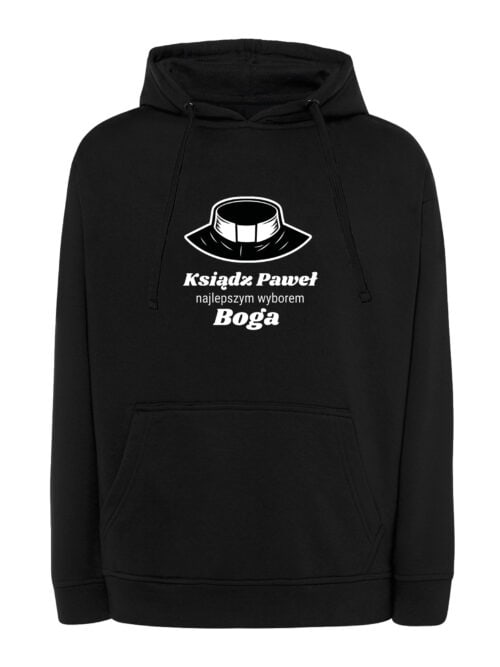 1553 (13) Bluza z kapturem Personalizowana dla Księdza Wybór Boga