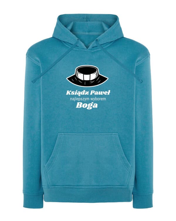 1553 (17) Bluza z kapturem <br>Personalizowana dla Księdza Wybór Boga
