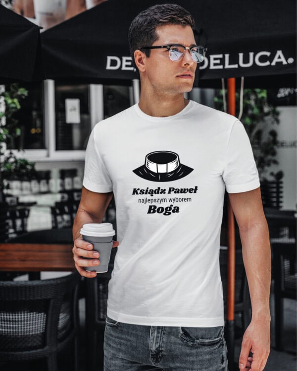 1553 (2) Koszulka Personalizowana <br>dla Księdza Wybór Boga