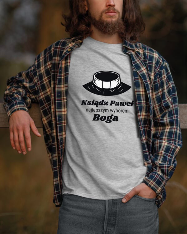 1553 (4) Koszulka Personalizowana <br>dla Księdza Wybór Boga