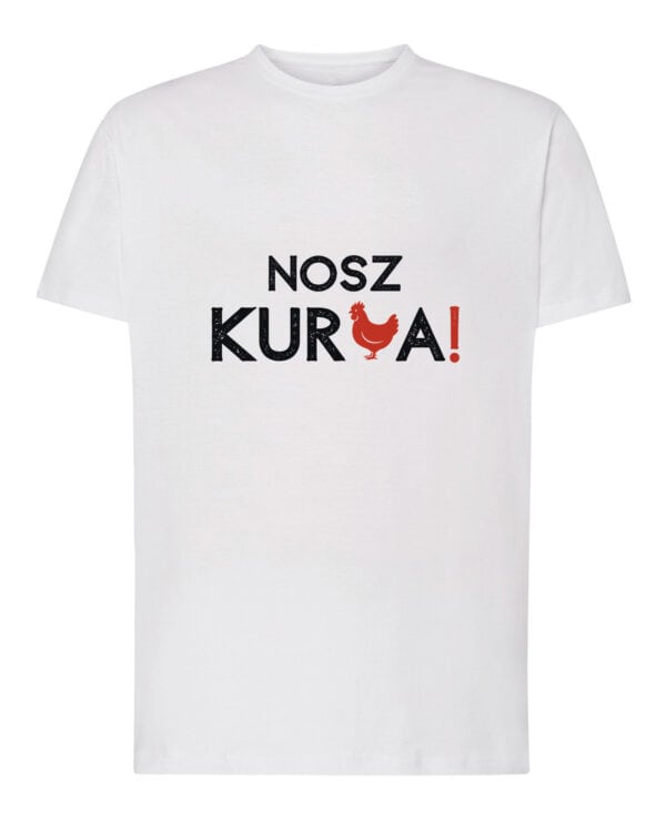 1557 (1) Koszulka Nosz Kura Śmieszne