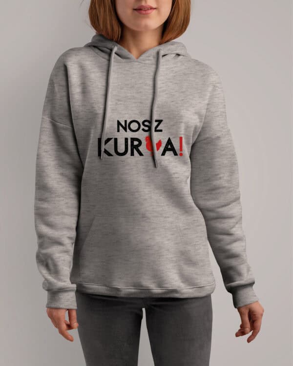 1557 (8) Bluza z kapturem <br>Nosz Kura Śmieszne