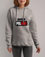 1558 (8) Bluza z kapturem <br>Patriotyczna Made in Poland Polska