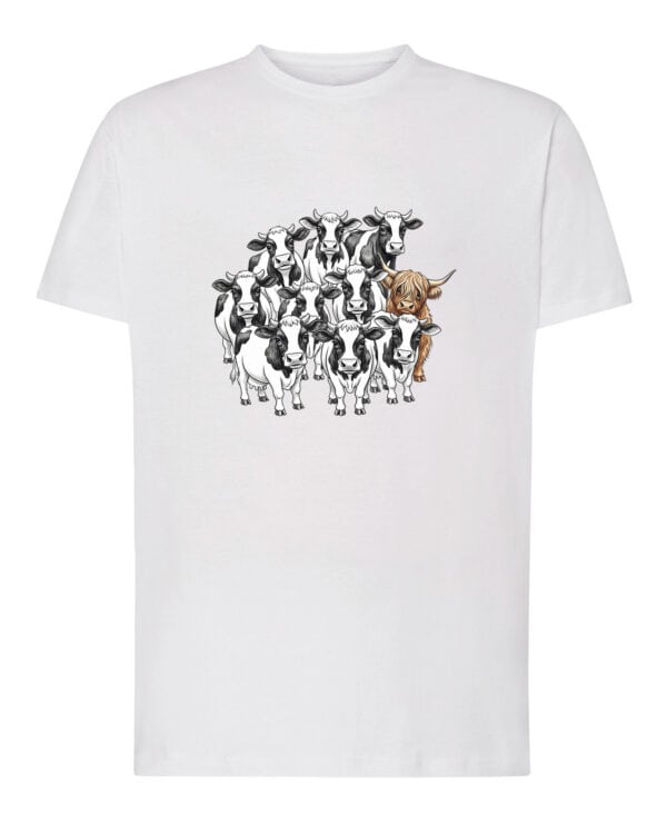 1561 (1) Koszulka Chyba tu nie pasuje Krowy