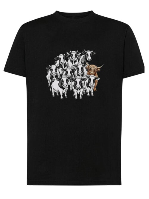 1561 (7) Koszulka Chyba tu nie pasuje Krowy