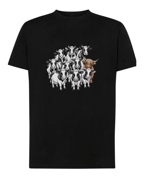 1561 (7) Koszulka Chyba tu nie pasuje Krowy