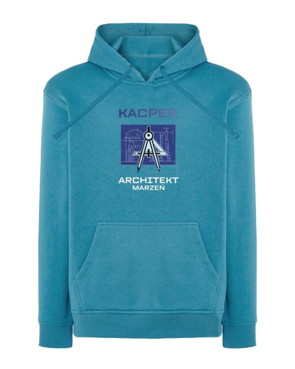 1563 (20) Bluza z kapturem <br>Personalizowana dla Architekta Prezent
