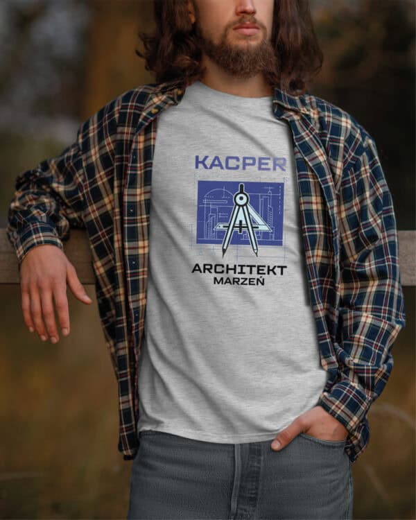 1563 (6) Koszulka Personalizowana dla Architekta Prezent