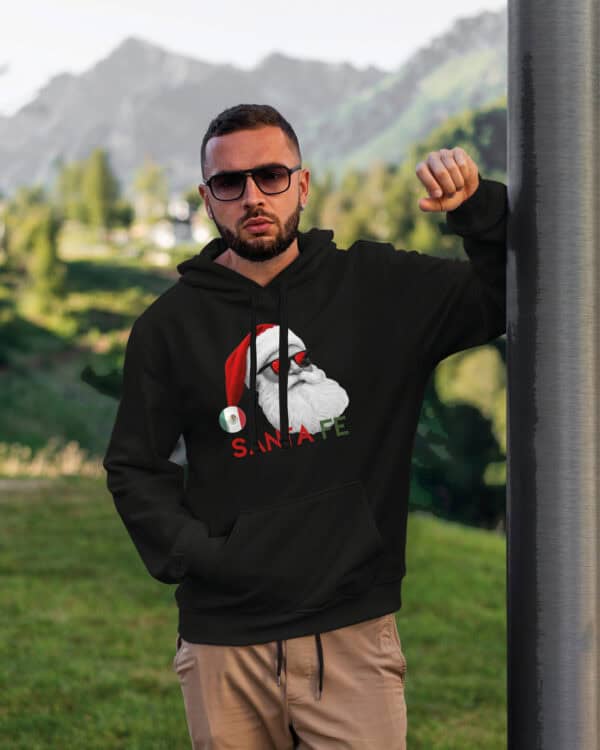 1566 (12) Bluza z kapturem <br>Wakacyjny Mikołaj Meksyk Santa Fe