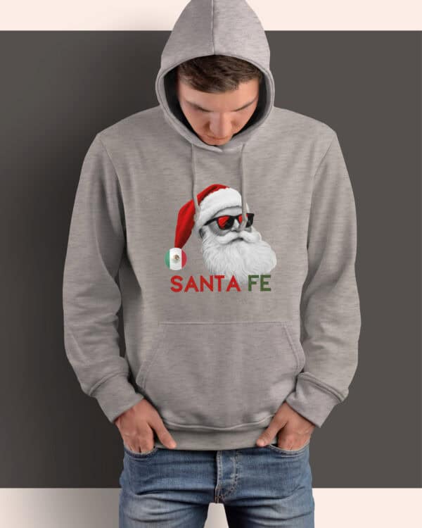 1566 (15) Bluza z kapturem <br>Wakacyjny Mikołaj Meksyk Santa Fe