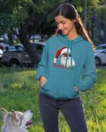 1566 (17) Bluza z kapturem <br>Wakacyjny Mikołaj Meksyk Santa Fe