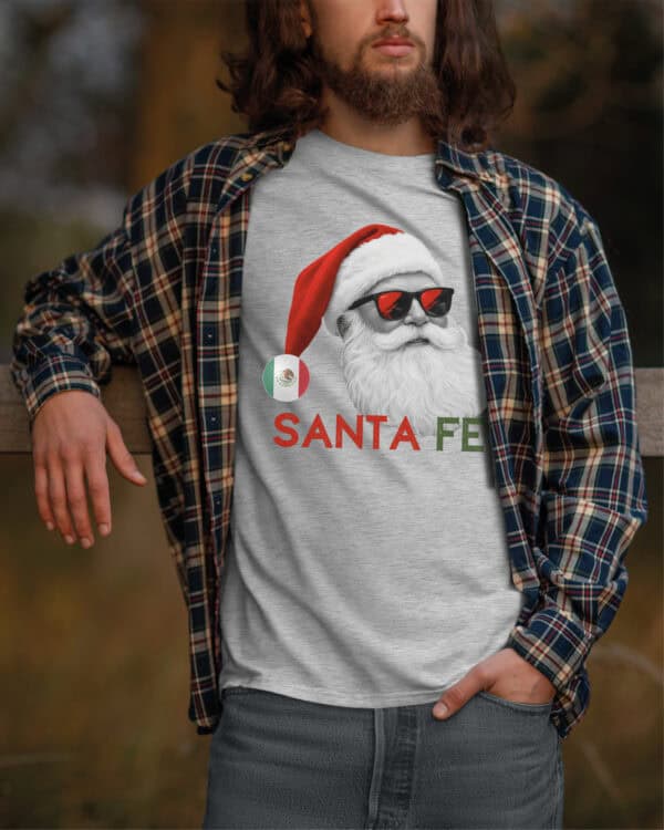 1566 (6) Koszulka Wakacyjny Mikołaj Meksyk Santa Fe