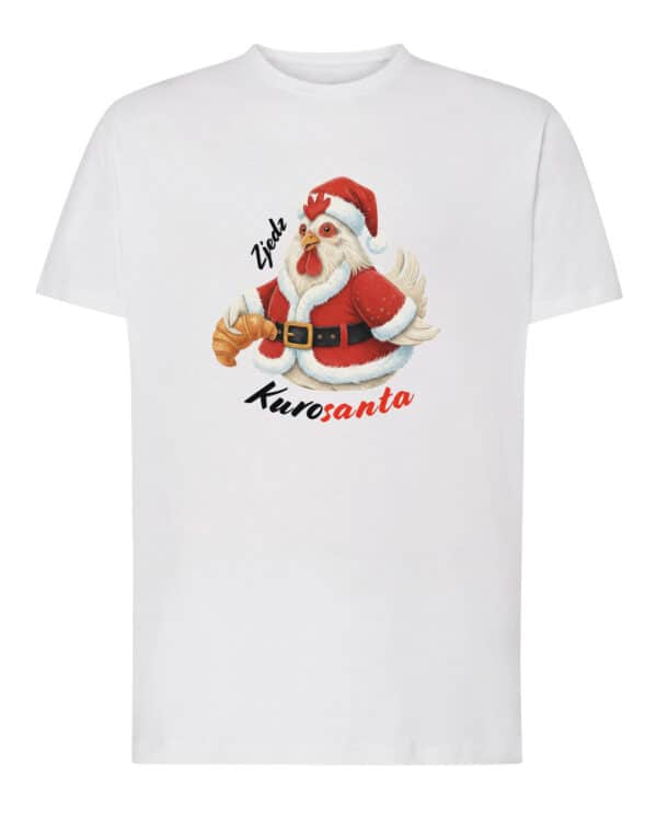 1567 (1) Koszulka Zjedz KuroSanta Śmieszna Święta