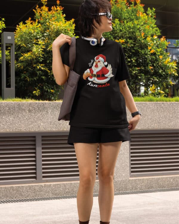 1567 (15) Koszulka Zjedz KuroSanta Śmieszna Święta