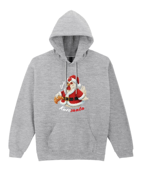 1567 (20) Bluza z kapturem <br>Zjedz KuroSanta Śmieszna Święta