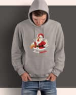 1567 (22) Bluza z kapturem <br>Zjedz KuroSanta Śmieszna Święta