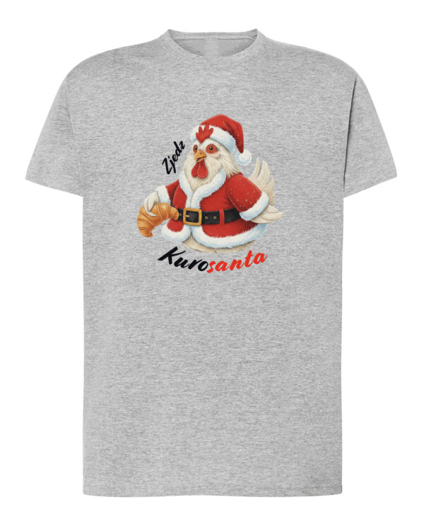 1567 (4) Koszulka Zjedz KuroSanta Śmieszna Święta