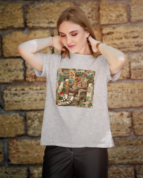 1570 (5) Koszulka Nosacz na Wakacjach Piwko Meme