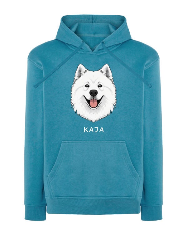 TL HO SIM 1501 (13) Bluza z kapturem <br>Samojed Personalizowana Pupil Pies