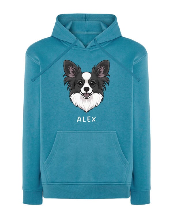TL HO SIM 1503 (13) Bluza z kapturem <br>Papillon Personalizowana Pupil Pies