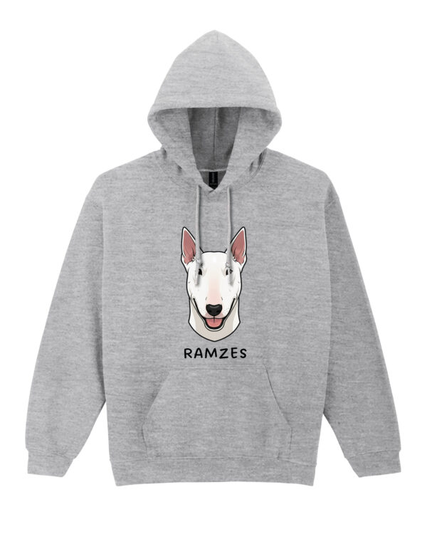 TL HO SIM 1505 (1) Bluza z kapturem <br>Bull Terrier Personalizowana Pupil Pies