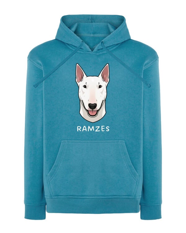 TL HO SIM 1505 (13) Bluza z kapturem <br>Bull Terrier Personalizowana Pupil Pies