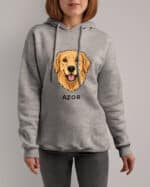 TL HO SIM 1506 (2) Bluza z kapturem <br>Golden Retriever Personalizowana Pupil Pies