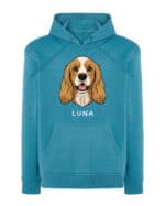 TL HO SIM 1508 (13) Bluza z kapturem <br>Cocker Spaniel Personalizowana Pupil Pies
