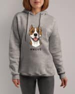 TL HO SIM 1510 (2) Bluza z kapturem <br>Amstaff Personalizowana Pupil Pies
