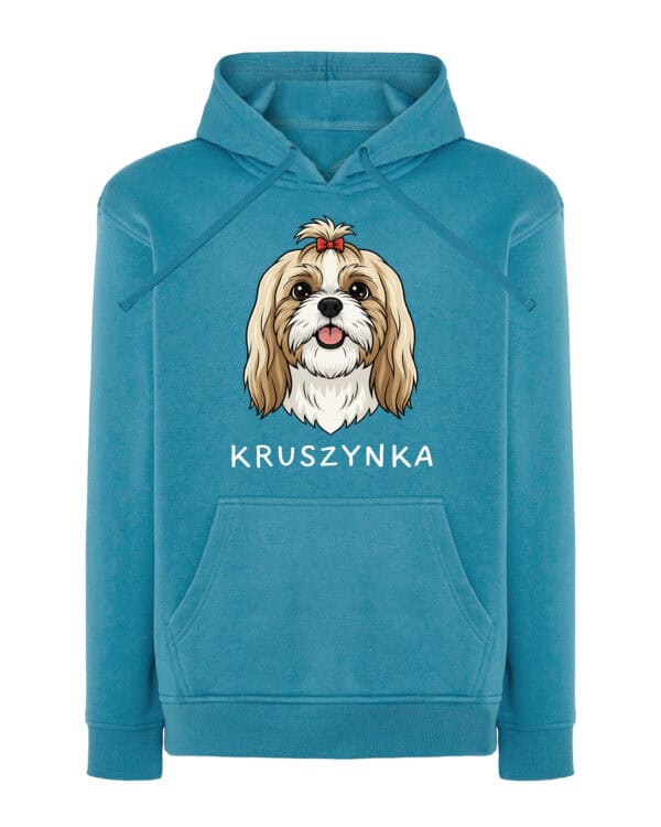 TL HO SIM 1511 (13) Bluza z kapturem <br>Shih Tzu Personalizowana Pupil Pies