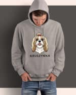 TL HO SIM 1511 (3) Bluza z kapturem <br>Shih Tzu Personalizowana Pupil Pies