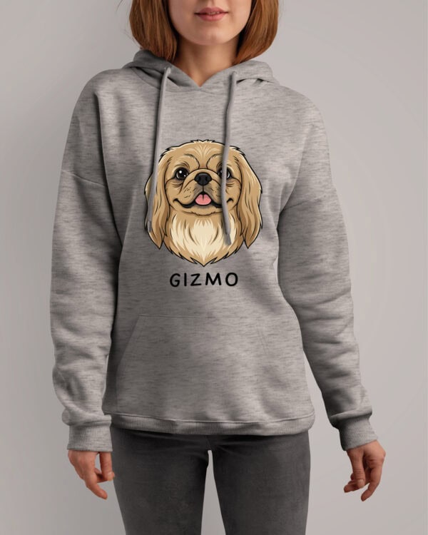 TL HO SIM 1513 (2) Bluza z kapturem <br>Pekińczyk Personalizowana Pupil Pies