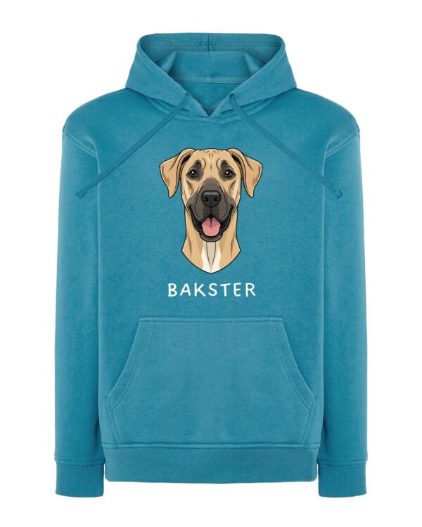 TL HO SIM 1515 (13) Bluza z kapturem <br>Dog niemiecki Personalizowana Pupil Pies