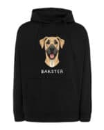 TL HO SIM 1515 (7) Bluza z kapturem Dog niemiecki Personalizowana Pupil Pies