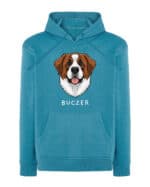 TL HO SIM 1518 (13) Bluza z kapturem <br>Bernardyn Personalizowana Pupil Pies