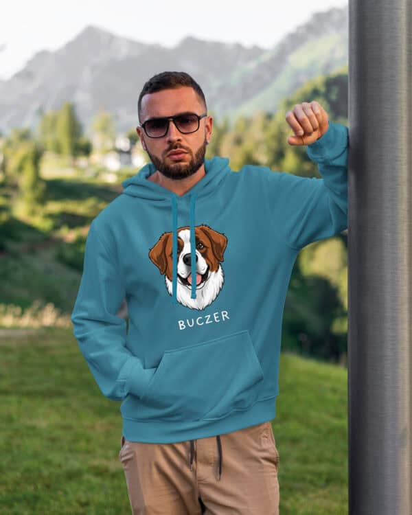 TL HO SIM 1518 (15) Bluza z kapturem <br>Bernardyn Personalizowana Pupil Pies