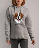 TL HO SIM 1518 (2) Bluza z kapturem <br>Bernardyn Personalizowana Pupil Pies