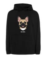 TL HO SIM 1528 (7) Bluza z kapturem Buldog francuski Personalizowana Pupil Pies