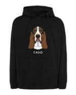 TL HO SIM 1529 (7) Bluza z kapturem Basset Personalizowana Pupil Pies