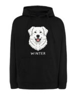 TL HO SIM 1530 (7) Bluza z kapturem Owczarek podhalański Personalizowana Pupil Pies