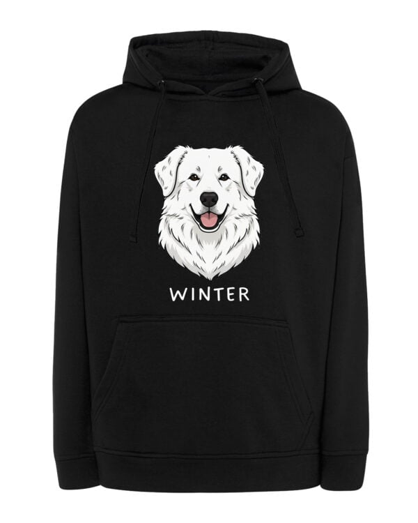 TL HO SIM 1530 (7) Bluza z kapturem Owczarek podhalański Personalizowana Pupil Pies
