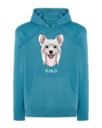 TL HO SIM 1532 (13) Bluza z kapturem <br>Grzywacz chiński Personalizowana Pupil Pies