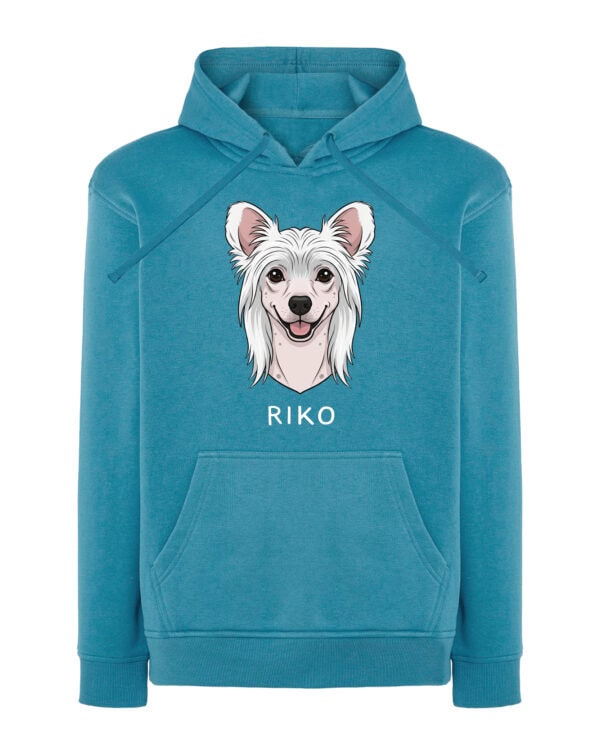 TL HO SIM 1532 (13) Bluza z kapturem <br>Grzywacz chiński Personalizowana Pupil Pies